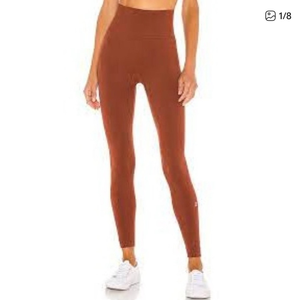 We Wore What copper brown seamless leggings
